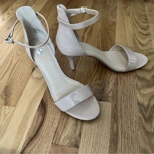 BP Nude Strappy Heels size 8.5 patent